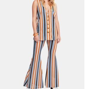 Free people Bridget striped 2 piece set